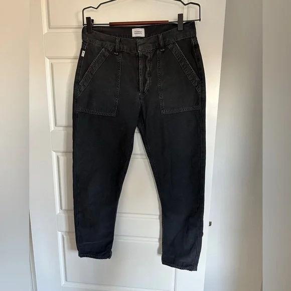 Citizens Of Humanity Leah Boyfriend Style Jeans Dark Denim - Picture 2 of 5